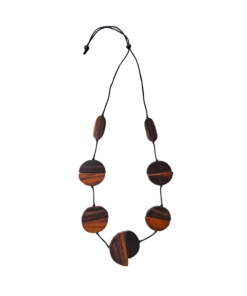 Kalungf Kayu Coin Cut