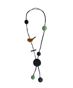 Kalung Kayu Lasso Coin Bird